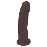 Fleshstixxx 9 Inch Silicone Dildo - Dark